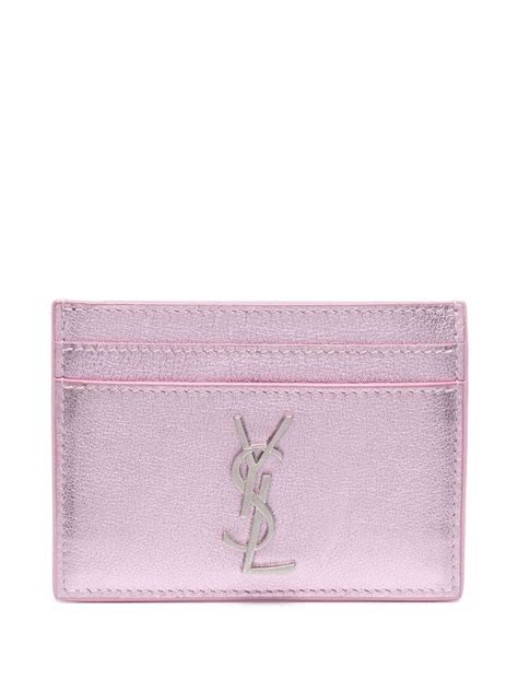 ysl portacarte rosa|ysl card holders.